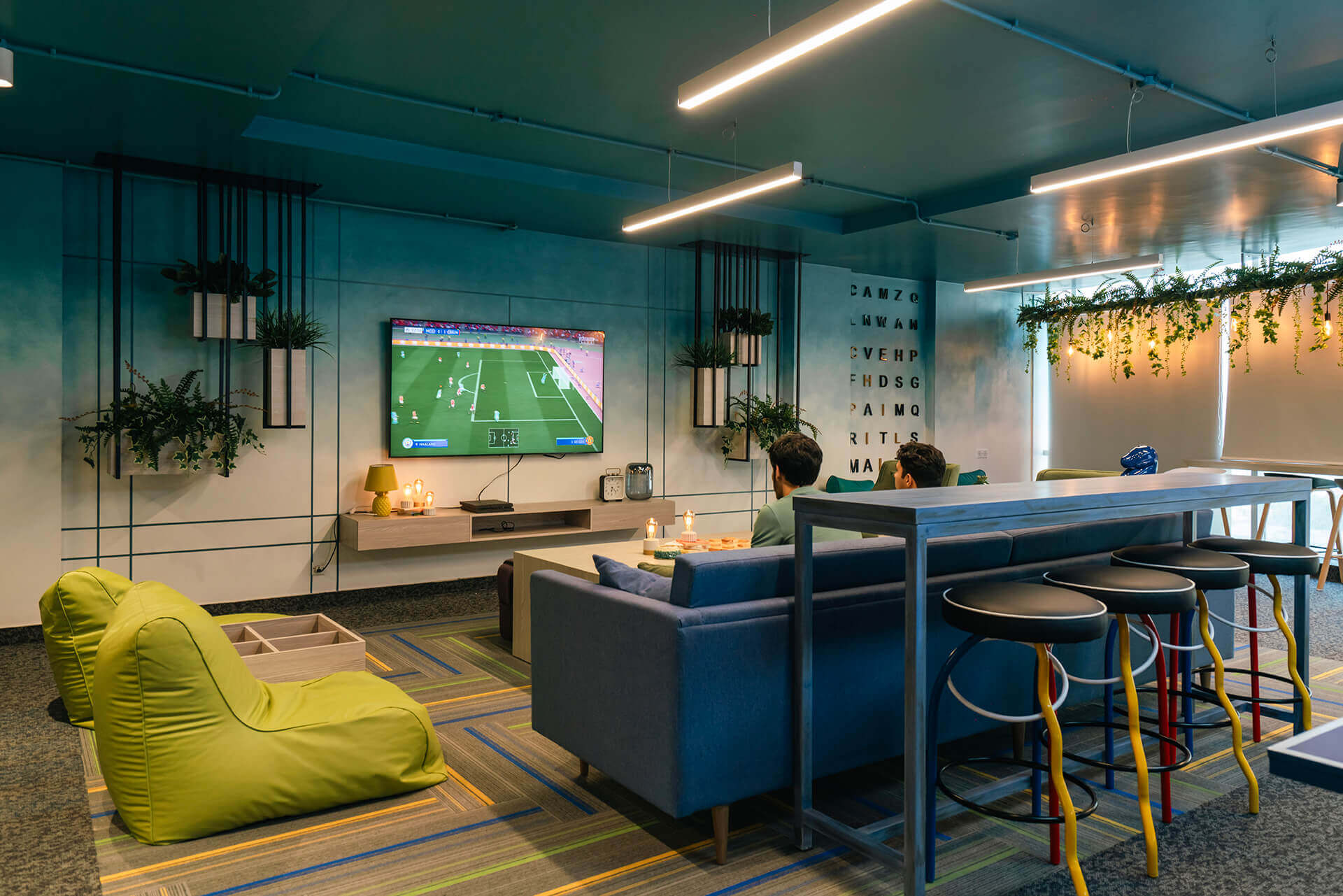 Gaming area at XD